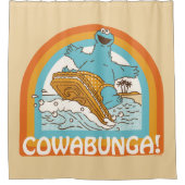 クッキーモンスターカウブンガ！ シャワーカーテン (正面)