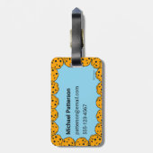 クッキーモンスターカップルのラゲッジタグ ラゲッジタグ (裏面縦)