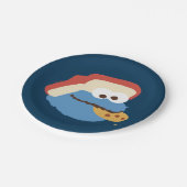 クッキーモンスターキャンプクッキー ペーパープレート (アングル)