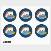 クッキーモンスターキャンプクッキー ラウンドシール (シート)