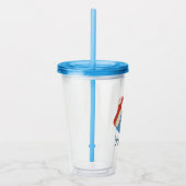 クッキーモンスターキャンプクッキー |名前の追加 アクリルタンブラー (右)