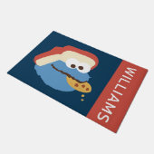 クッキーモンスターキャンプクッキー |名前の追加 ドアマット (アングル)