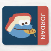 クッキーモンスターキャンプクッキー |名前の追加 マウスパッド (正面)