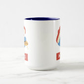 クッキーモンスターキャンプクッキー |名前の追加 マグカップ (中央)