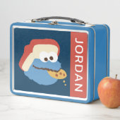 クッキーモンスターキャンプクッキー |名前の追加 メタルランチボックス (インサイチュ)