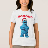 クッキーモンスタークリスマス トライブレンドTシャツ (正面)