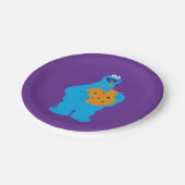 クッキーモンスターグラフィック ペーパープレート (アングル)