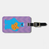 クッキーモンスターグラフィック ラゲッジタグ (正面横)