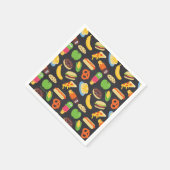 クッキーモンスターグルメトラックチョークボード スタンダードカクテルナプキン (角)