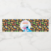 クッキーモンスターシャルボードグルメトラック ペットボトルラベル (シングルラベル)