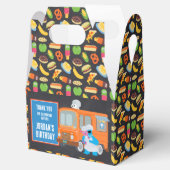 クッキーモンスターシャルボードフードトラック誕生日 フェイバーボックス (オープン)