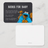 クッキーモンスターシャルボードブックリクエストの挿入 プレイスカード (正面/裏面)