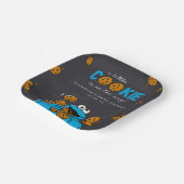 クッキーモンスターシャルボードベビーシャワー ペーパープレート (傾斜あり)