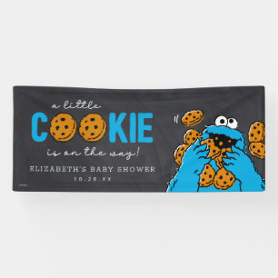 クッキーモンスターシャルボードベビーシャワー 横断幕