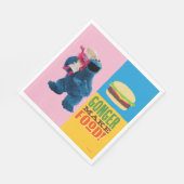 クッキーモンスターズグルメ車 |ゴンガーが料理を作る スタンダードランチョンナプキン (角)