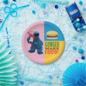 クッキーモンスターズグルメ車 |ゴンガーが料理を作る ペーパープレート (パーティー)