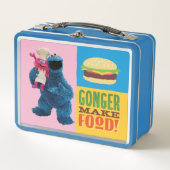 クッキーモンスターズグルメ車 |ゴンガーが料理を作る メタルランチボックス (正面)