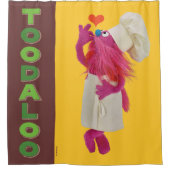 クッキーモンスターズグルメ車 |トダルー シャワーカーテン (正面)