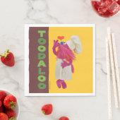 クッキーモンスターズグルメ車 |トダルー スタンダードランチョンナプキン (インサイチュ)