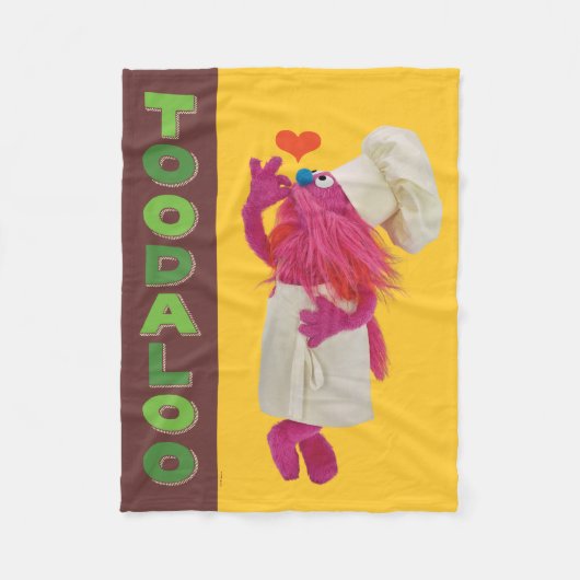 クッキーモンスターズグルメ車 |トダルー フリースブランケット (正面)