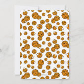 クッキーモンスターチャルクボードベビーシャワー招待状 招待状 (裏面)