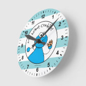 クッキーモンスタードードレーグラフィック ラウンド壁時計 (傾斜)