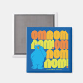 クッキーモンスターノムノムパターン マグネット (正面/裏面)