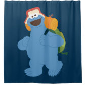 クッキーモンスターハイキング シャワーカーテン (正面)