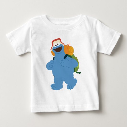 クッキーモンスターハイキング ベビーTシャツ (正面)