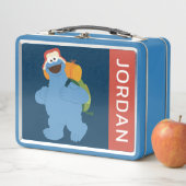 クッキーモンスターハイキング |名前の追加 メタルランチボックス (インサイチュ)