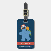 クッキーモンスターハイキング |情報の追加 ラゲッジタグ (正面縦)