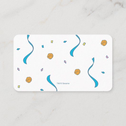 クッキーモンスターバルーンギフトレジストリ プレイスカード (裏面)