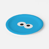 クッキーモンスタービッグ顔 ペーパープレート (アングル)