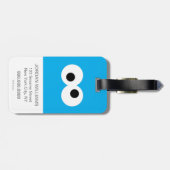 クッキーモンスタービッグ顔 ラゲッジタグ (裏面横)