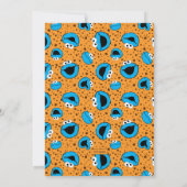 クッキーモンスターファースト誕生日招待状 招待状 (裏面)