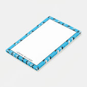 クッキーモンスターファー顔パターン ポストイット (アングル)