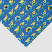 クッキーモンスターフラワーパターン 薄葉紙 (詳細)