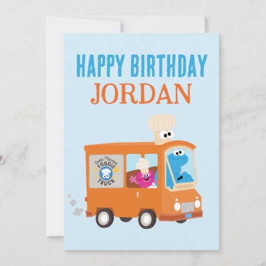 クッキーモンスターフードトラックハッピーバースデー (正面)