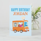 クッキーモンスターフードトラックハッピーバースデー (スタンド正面)