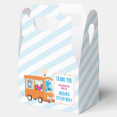 クッキーモンスターフードトラック誕生日 フェイバーボックス (オープン)