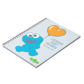 クッキーモンスターベビーシャワーゲスト&ギフトリスト ノートブック (左側)