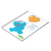 クッキーモンスターベビーシャワーゲスト&ギフトリスト ノートブック (左側)