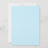 クッキーモンスターベビーシャワー招待状 招待状 (裏面)