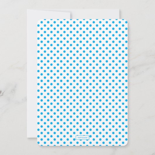 クッキーモンスターベビーシャワー招待状 招待状 (裏面)