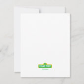 クッキーモンスターベビーシャワー サンキューカード (裏面)