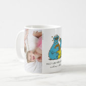 クッキーモンスターヴィンテージ |お最高のじいちゃん – 写真 コーヒーマグカップ (正面左)