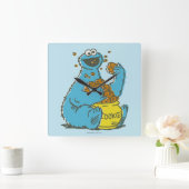 クッキーモンスターヴィンテージ スクエア壁時計 (ホーム)