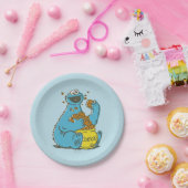 クッキーモンスターヴィンテージ ペーパープレート (パーティー)