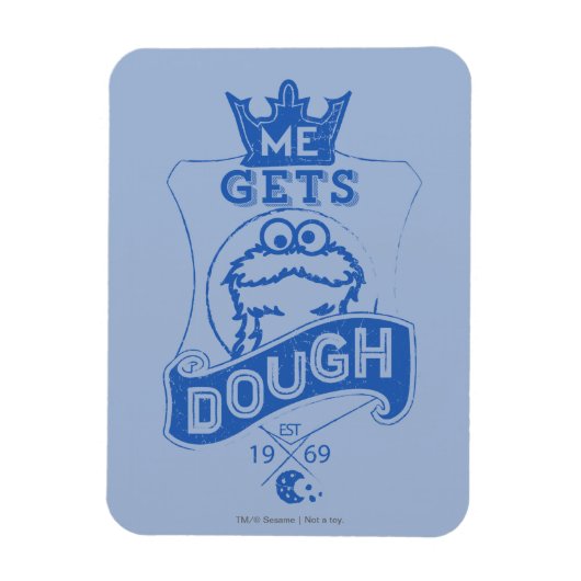 クッキーモンスター俺が生地を手に入れる マグネット (縦)