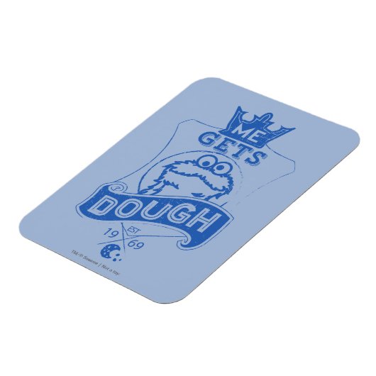 クッキーモンスター俺が生地を手に入れる マグネット (左側)